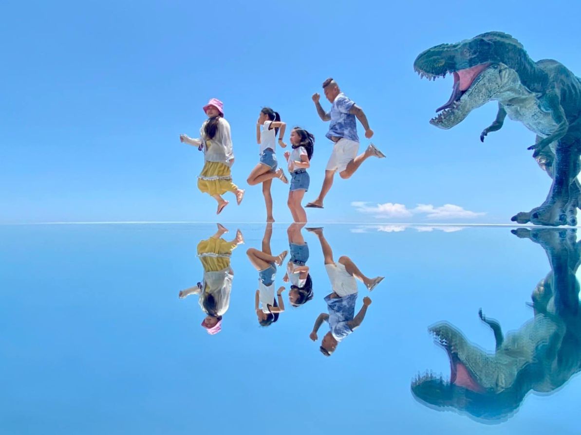 天空之鏡自己拍
